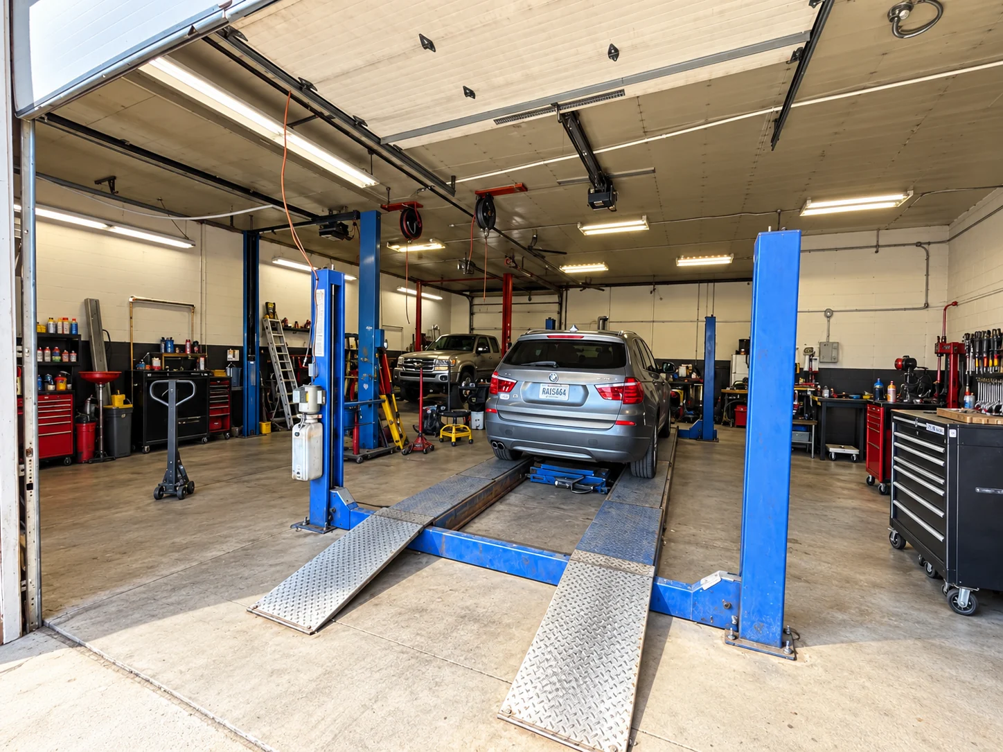 Inside the Eashs auto repair workshop